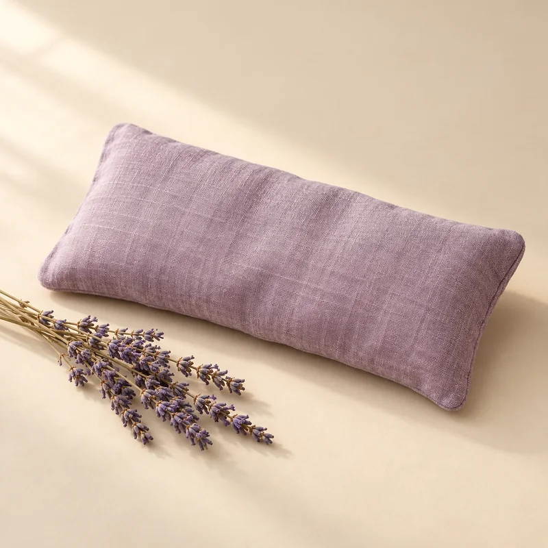 Illustrative lavender eye pillow